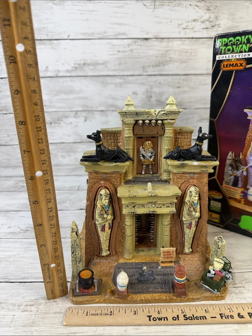 AS IS Lemax “CURSED TOMB” Spooky Town read description